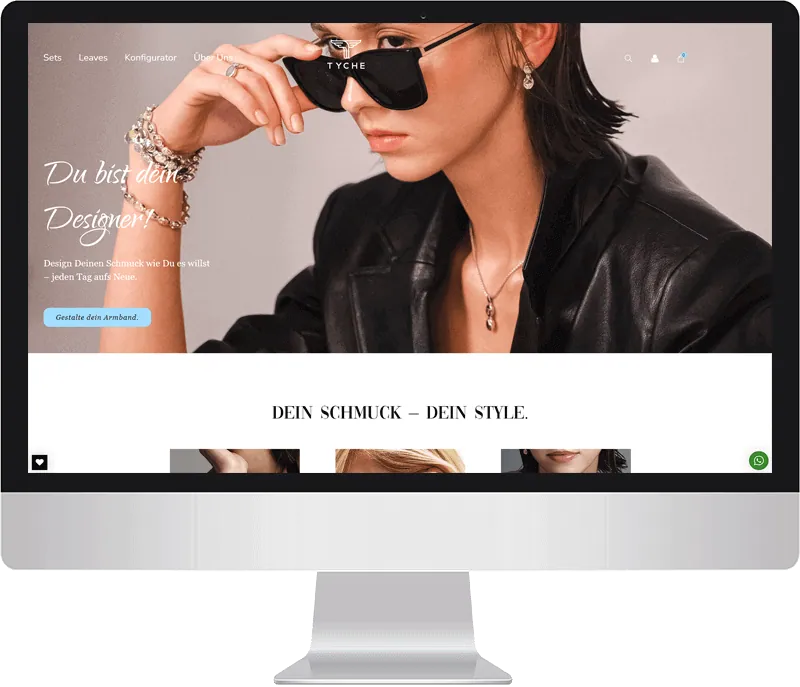 kundenwebseite onlineshop brillen webdesign alcor webagentur wien